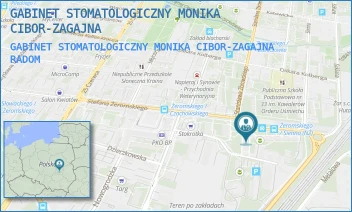 GABINET STOMATOLOGICZNY MONIKA CIBOR-ZAGAJNA - GABINET STOMATOLOGICZNY MONIKA CIBOR-ZAGAJNA - STEFANA ŻEROMSKIEGO 118A,  RADOM