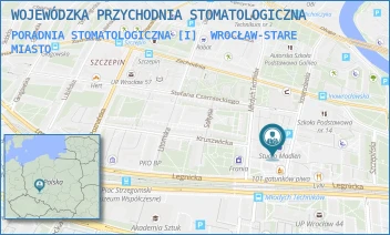 PORADNIA STOMATOLOGICZNA [I] - WOJEWÓDZKA PRZYCHODNIA STOMATOLOGICZNA - UL. INOWROCŁAWSKA 2,  WROCŁAW-STARE MIASTO