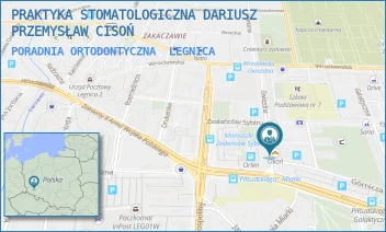 PORADNIA ORTODONTYCZNA - PRAKTYKA STOMATOLOGICZNA DARIUSZ PRZEMYSŁAW CISOŃ - UL. GWIEZDNA 35A,  LEGNICA