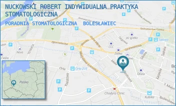 PORADNIA STOMATOLOGICZNA - NUCKOWSKI ROBERT INDYWIDUALNA PRAKTYKA STOMATOLOGICZNA - PIASKOWA 14 A/1, BOLESŁAWIEC