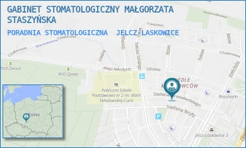 PORADNIA STOMATOLOGICZNA - GABINET STOMATOLOGICZNY MAŁGORZATA STASZYŃSKA - UL. STEFANA DRZEWIECKIEGO 2/3,  JELCZ-LASKOWICE