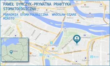 PORADNIA STOMATOLOGICZNA - PAWEŁ DYMCZYK PRYWATNA PRAKTYKA STOMATOLOGICZNA - UL. WSZYSTKICH ŚWIĘTYCH 2,  WROCŁAW-STARE MIASTO