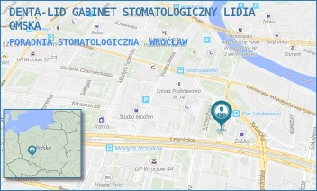 PORADNIA STOMATOLOGICZNA - DENTA-LID GABINET STOMATOLOGICZNY LIDIA OMSKA - UL. ŚRODKOWA 5A,  WROCŁAW