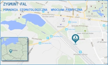 PORADNIA STOMATOLOGICZNA - ZYGMUNT FAL - UL. JANA RUBCZAKA 18,  WROCŁAW-FABRYCZNA