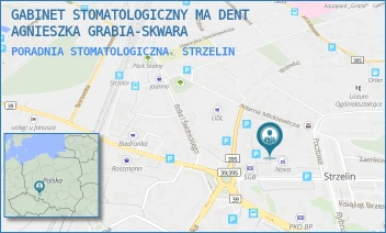 PORADNIA STOMATOLOGICZNA - GABINET STOMATOLOGICZNY MA DENT AGNIESZKA GRABIA-SKWARA - UL. GRAHAMA BELLA 3,  STRZELIN