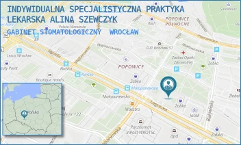 GABINET STOMATOLOGICZNY - INDYWIDUALNA SPECJALISTYCZNA PRAKTYKA LEKARSKA ALINA SZEWCZYK - UL. BIAŁOWIESKA 24A/U2,  WROCŁAW