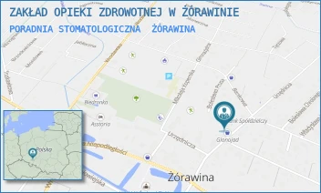 PORADNIA STOMATOLOGICZNA - ZAKŁAD OPIEKI ZDROWOTNEJ W ŻÓRAWINIE - UL. URZĘDNICZA 11,  ŻÓRAWINA