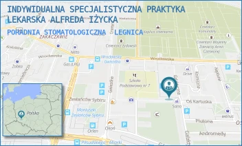 PORADNIA STOMATOLOGICZNA - INDYWIDUALNA SPECJALISTYCZNA PRAKTYKA LEKARSKA ALFREDA IŻYCKA - OŚ KARTUSKA 4,  LEGNICA
