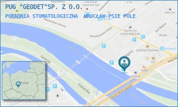PORADNIA STOMATOLOGICZNA - PUG "GEODET"SP. Z O.O. - UL. UL. GALLA ANONIMA 2,  WROCŁAW-PSIE POLE