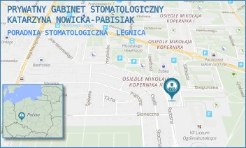PORADNIA STOMATOLOGICZNA - PRYWATNY GABINET STOMATOLOGICZNY KATARZYNA NOWICKA-PABISIAK - UL. BIEGUNOWA 2,  LEGNICA
