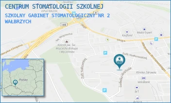 SZKOLNY GABINET STOMATOLOGICZNY NR 2 - CENTRUM STOMATOLOGII SZKOLNEJ - UL. LUDWIKA HIRSZFELDA 1,  WAŁBRZYCH