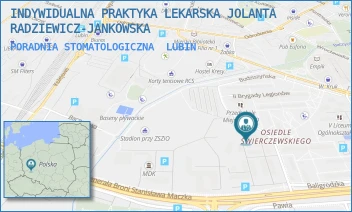 PORADNIA STOMATOLOGICZNA - INDYWIDUALNA PRAKTYKA LEKARSKA JOLANTA RADZIEWICZ-JANKOWSKA - BUDZISZYŃSKA 29/9,  LUBIN