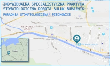 PORADNIA STOMATOLOGICZNA - INDYWIDUALNA SPECJALISTYCZNA PRAKTYKA STOMATOLOGICZNA DOROTA BULUK-BUMAŻNIK - UL. KRYSZTAŁOWA 61,  PIECHOWICE