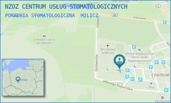 PORADNIA STOMATOLOGICZNA - NZOZ CENTRUM USŁUG STOMATOLOGICZNYCH - UL. MIKOŁAJA KOPERNIKA 18,  MILICZ