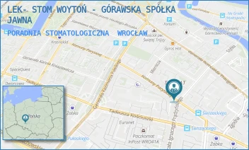 PORADNIA STOMATOLOGICZNA - LEK- STOM WOYTOŃ - GÓRAWSKA SPÓŁKA JAWNA - UL. KOMUNY PARYSKIEJ 78,  WROCŁAW