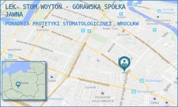 PORADNIA PROTETYKI STOMATOLOGICZNEJ - LEK- STOM WOYTOŃ - GÓRAWSKA SPÓŁKA JAWNA - UL. KOMUNY PARYSKIEJ 78,  WROCŁAW