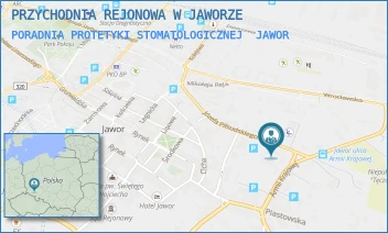 PORADNIA PROTETYKI STOMATOLOGICZNEJ - PRZYCHODNIA REJONOWA W JAWORZE - UL. JÓZEFA PIŁSUDSKIEGO 10,  JAWOR