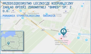 PORADNIA STOMATOLOGICZNA - PRZEDSIĘBIORSTWO LECZNICZE NIEPUBLICZNY ZAKŁAD OPIEKI ZDROWOTNEJ "BHMED" SP. Z O.O. - UL. STRZELIŃSKA 6,  ŚWIDNICA