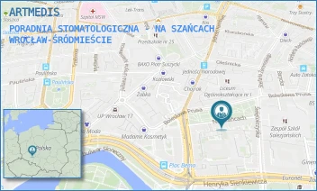 PORADNIA STOMATOLOGICZNA - NA SZAŃCACH - ARTMEDIS - UL. NA SZAŃCACH 10A,  WROCŁAW-ŚRÓDMIEŚCIE