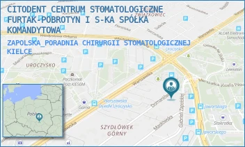 ZAPOLSKA_PORADNIA CHIRURGII STOMATOLOGICZNEJ - CITODENT CENTRUM STOMATOLOGICZNE FURTAK-POBROTYN I S-KA SPÓŁKA KOMANDYTOWA - GABRIELI ZAPOLSKIEJ 4,  KIELCE