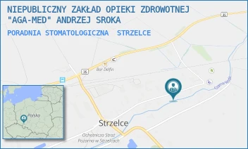 PORADNIA STOMATOLOGICZNA - NIEPUBLICZNY ZAKŁAD OPIEKI ZDROWOTNEJ "AGA-MED" ANDRZEJ SROKA - STRZELCE 36A,  STRZELCE
