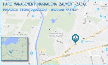 PORADNIA STOMATOLOGICZNA - HARE MANAGEMENT MAGDALENA ZALWERT-ZAJĄC - UL. SKARBOWCÓW 122B,  WROCŁAW-KRZYKI