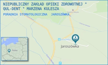 PORADNIA STOMATOLOGICZNA - NIEPUBLICZNY ZAKŁAD OPIEKI ZDROWOTNEJ " QUL-DENT " MARZENA KULESZA - UL. JAROSZÓWKA 7A,  JAROSZÓWKA