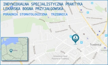 PORADNIA STOMATOLOGICZNA - INDYWIDUALNA SPECJALISTYCZNA PRAKTYKA LEKARSKA BOGNA PRZYJAŁGOWSKA - POLNA 25/1,  TRZEBNICA