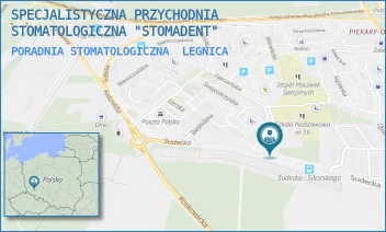 PORADNIA STOMATOLOGICZNA - SPECJALISTYCZNA PRZYCHODNIA STOMATOLOGICZNA "STOMADENT" - UL. TATRZAŃSKA 19,  LEGNICA