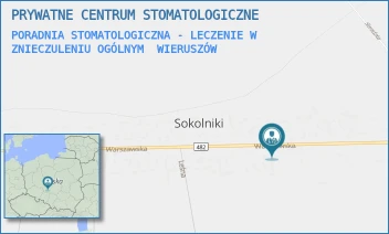 PORADNIA STOMATOLOGICZNA - LECZENIE W ZNIECZULENIU OGÓLNYM - PRYWATNE CENTRUM STOMATOLOGICZNE - OS. WARSZAWSKA 104,  WIERUSZÓW