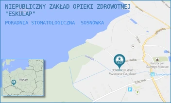 PORADNIA STOMATOLOGICZNA - NIEPUBLICZNY ZAKŁAD OPIEKI ZDROWOTNEJ "ESKULAP" - UL. STRAŻACKA 7,  SOSNÓWKA