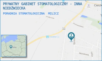 PORADNIA STOMATOLOGICZNA - PRYWATNY GABINET STOMATOLOGICZNY - INNA NIEDŹWIECKA - UL. OGRODOWA 4,  MILICZ