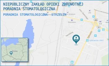 PORADNIA STOMATOLOGICZNA - NIEPUBLICZNY ZAKŁAD OPIEKI ZDROWOTNEJ PORADNIA STOMATOLOGICZNA - GÓRNICZA 1A,  STRZELIN