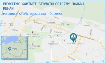 PORADNIA STOMATOLOGICZNA - PRYWATNY GABINET STOMATOLOGICZNY JOANNA REHAN - UL. WŁADYSŁAWA JAGIEŁŁY 2,  ŚCINAWA