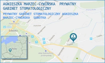 PRYWATNY GABINET STOMATOLOGICZNY AGNIESZKA MARZEC-CYWIŃSKA - AGNIESZKA MARZEC-CYWIŃSKA  PRYWATNY GABINET STOMATOLOGICZNY - UL. CZYSTA 3,  SOBÓTKA