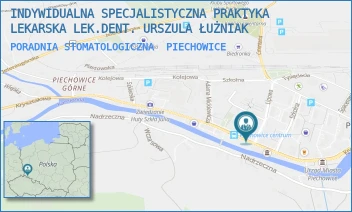 PORADNIA STOMATOLOGICZNA - INDYWIDUALNA SPECJALISTYCZNA PRAKTYKA LEKARSKA LEK.DENT. URSZULA ŁUŻNIAK - UL. KRYSZTAŁOWA 58,  PIECHOWICE