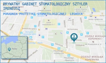 PORADNIA PROTETYKI STOMATOLOGICZNEJ - PRYWATNY GABINET STOMATOLOGICZNY SZTYLER IRENEUSZ - UL. ANDROMEDY 5,  LEGNICA