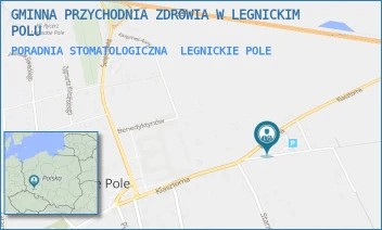 PORADNIA STOMATOLOGICZNA - GMINNA PRZYCHODNIA ZDROWIA W LEGNICKIM POLU - UL. KLASZTORNA 20,  LEGNICKIE POLE