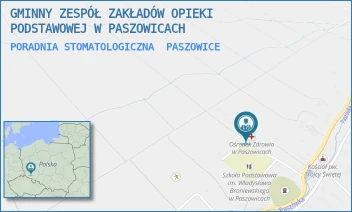 PORADNIA STOMATOLOGICZNA - GMINNY ZESPÓŁ ZAKŁADÓW OPIEKI PODSTAWOWEJ W PASZOWICACH - UL. PASZOWICE 260,  PASZOWICE