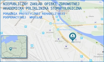 PORADNIA PROTETYCZNEJ REHABILITACJI POOPERACYJNEJ - MEDYCZNE CENTRUM INNOWACJI WROCŁAW SPÓŁKA Z OGRANICZONĄ ODPOWIEDZIALNOŚCIĄ - UL. KRAKOWSKA 26,  WROCŁAW