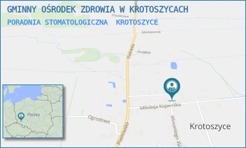 PORADNIA STOMATOLOGICZNA - GMINNY OŚRODEK ZDROWIA W KROTOSZYCACH - UL. M.KOPERNIKA 9/3,  KROTOSZYCE