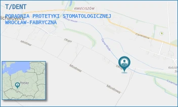 PORADNIA PROTETYKI STOMATOLOGICZNEJ - T/DENT - UL. DŁUGA 68D,  WROCŁAW-FABRYCZNA