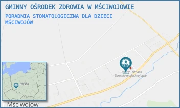 PORADNIA STOMATOLOGICZNA DLA DZIECI - GMINNY OŚRODEK ZDROWIA W MŚCIWOJOWIE - UL. 5 A,  MŚCIWOJÓW