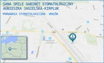 PORADNIA STOMATOLOGICZNA - SANA SMILE GABINET STOMATOLOGICZNY AGNIESZKA JAGIELSKA-KIRPLUK - UL. METALOWA 1/2,  WOŁÓW