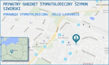 PORADNIA STOMATOLOGICZNA - PRYWATNY GABINET STOMATOLOGICZNY SZYMON SIWIŃSKI - UL. LUDWIKA HIRSZFELDA 10A/5,  JELCZ-LASKOWICE