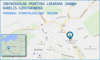 PORADNIA STOMATOLOGICZNA - INDYWIDUALNA PRAKTYKA LEKARSKA JOANNA KABELIS-SZOSTAKOWSKA - UL. WYSOKOGÓRSKA 6,  BOLKÓW