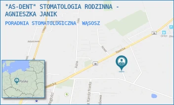 PORADNIA STOMATOLOGICZNA - "AS-DENT" STOMATOLOGIA RODZINNA - AGNIESZKA JANIK - UL. 24 STYCZNIA 15,  WĄSOSZ