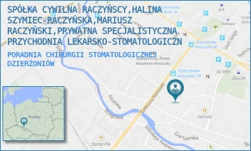 PORADNIA CHIRURGII STOMATOLOGICZNEJ - SPÓŁKA CYWILNA RACZYŃSCY,HALINA SZYMIEC-RACZYŃSKA,MARIUSZ RACZYŃSKI,PRYWATNA SPECJALISTYCZNA PRZYCHODNIA LEKARSKO-STOMATOLOGICZN - UL. MIERNICZA 5,  DZIERŻONIÓW