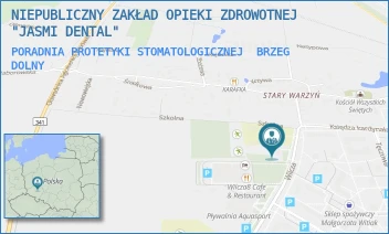 PORADNIA PROTETYKI STOMATOLOGICZNEJ - NIEPUBLICZNY ZAKŁAD OPIEKI ZDROWOTNEJ "JASMI DENTAL" - UL. WILCZA 6,  BRZEG DOLNY