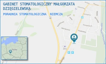 PORADNIA STOMATOLOGICZNA - GABINET STOMATOLOGICZNY MAŁGORZATA DZIĘGIELEWSKA - UL. BOLESŁAWA CHROBREGO 50,  NIEMCZA